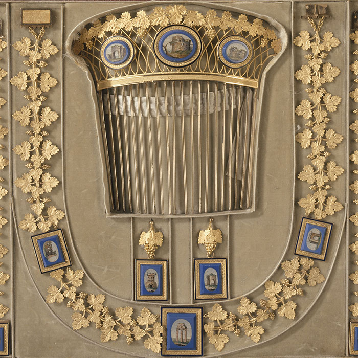 Parure en micromosaïque de l'impératrice Marie-Louise, détail