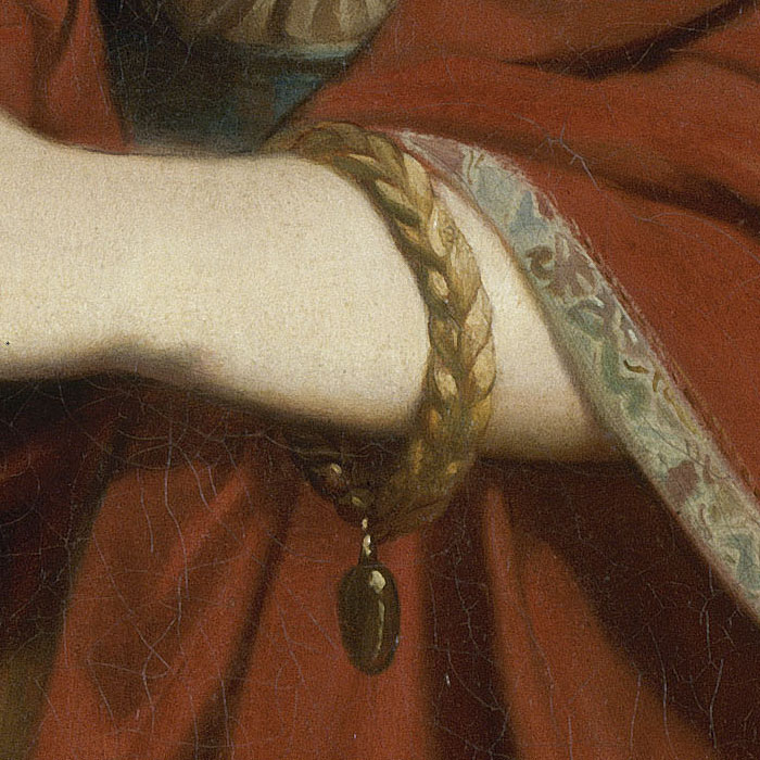 Mesdemoiselles Chassériau, dit Les deux sœurs, détail