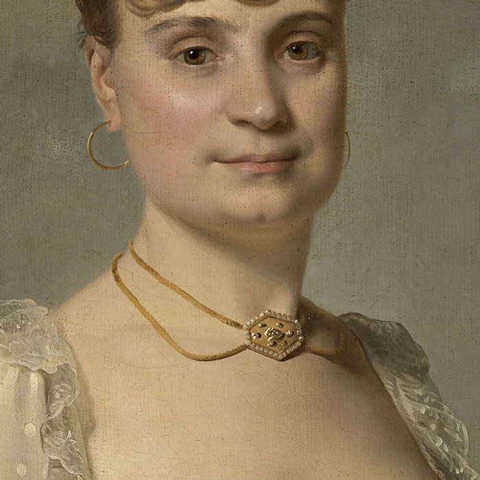 Madame Louis-Charles Maigret, détail