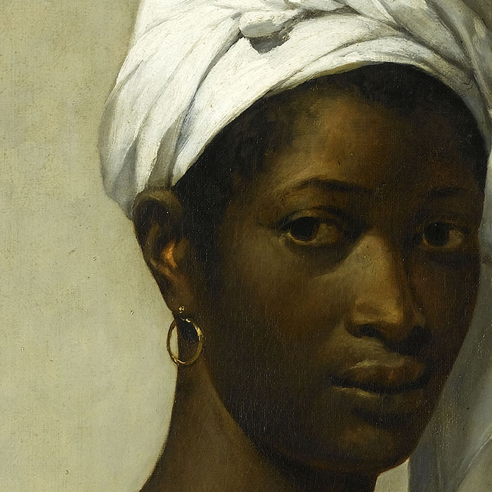 Portrait d’une négresse, détail